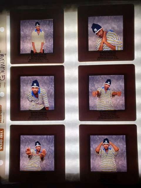 GINUWINE Set of 6 Original  2 1/4" Slide Transparency Photo Shoot Negatives Pony