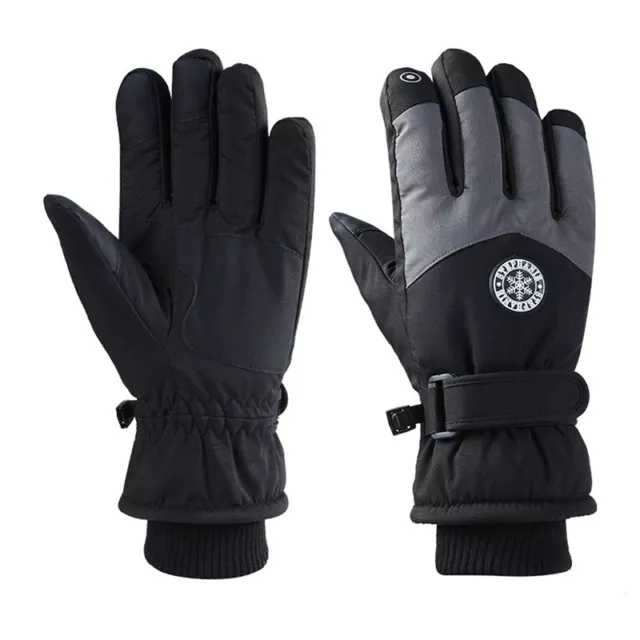 Ski gloves Winter warm cold and windproof outdoor waterproof touch screen glo-wf