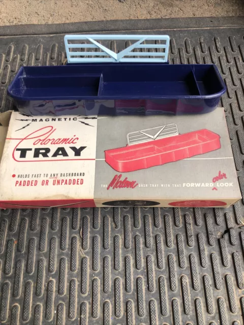 1930S 1950S Chevy Ford Mopar Hollywood accessory dash tray In Box Deluxe  Blue $65.00 - PicClick