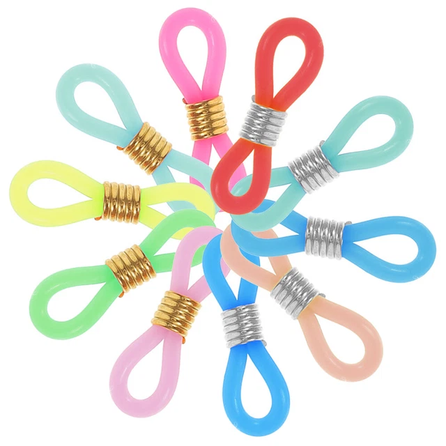 40 pz estremità catena occhiali connettori occhiali catena antiscivolo