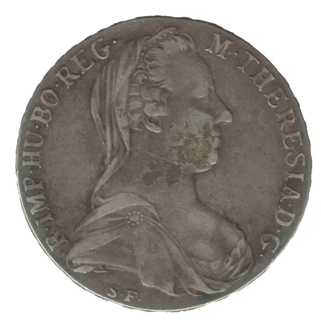 1780 S.F. Austria Maria Theresa Silver Thaler Coin