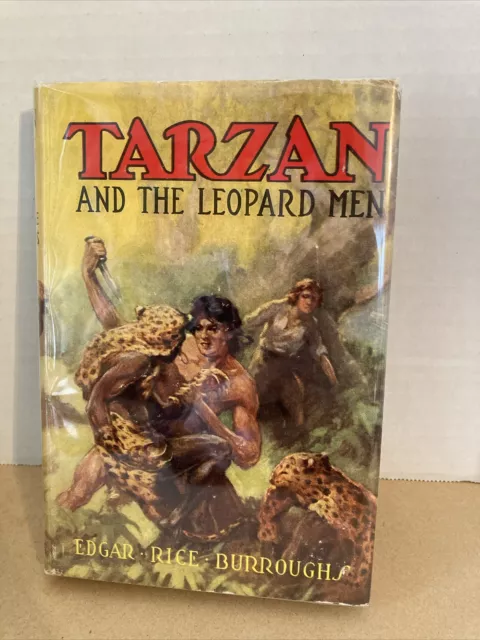 "Tarzan and the Leopard Men" Edgar Rice Burroughs, HC/DJ, 1935 Excellent cond.