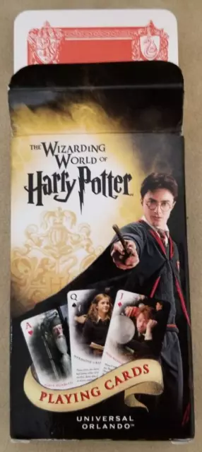 The Wizarding World of Harry Potter Universal Studios Orlando Playing Cards