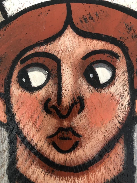 Tableau Peinture sur Bois Bretonne Tourrier 4