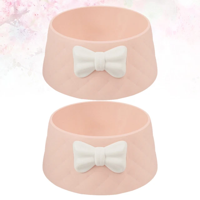 2 Ciotole Per Cani E Gatti - Antiformica, Antiscivolo, In Plastica Colorata Per Cibo E Acqua - Foto 3