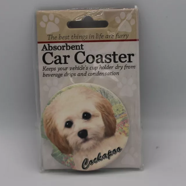 Super Absorbent Car Coaster - Dog - Cockapoo