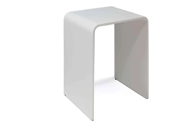 Sgabello Repabad Seattle XL bagno turco sgabello da bagno bianco sgabello doccia