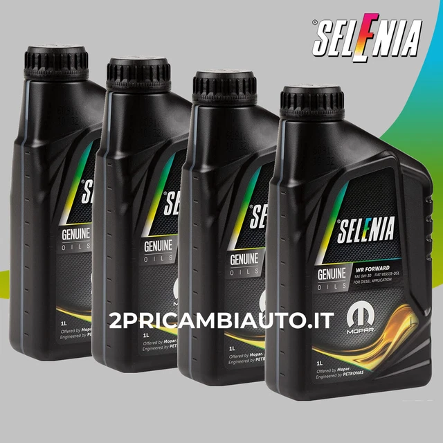 Petronas Selenia WR Forward 0W-30 Motoröl – 5 Liter, Vollsynthetisch, Für Euro 6 Diesel-Motoren Von Fiat
