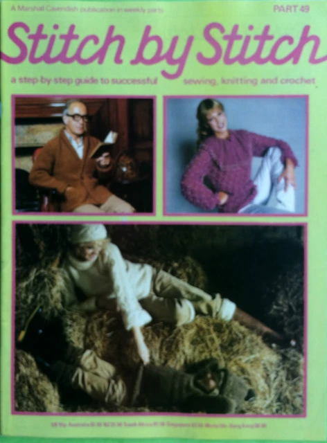 STICH DURCH STICH Schritt für Schritt Anleitung zum Nähen, Stricken