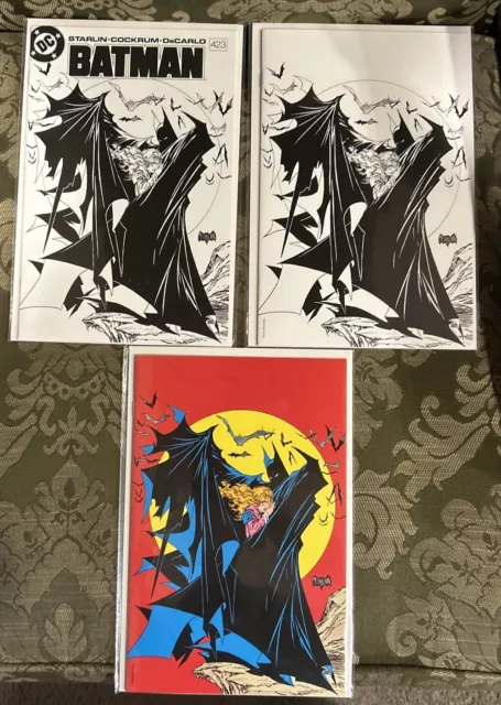 Batman #423 Todd McFarlane Original Art Variant Set 3 Pack