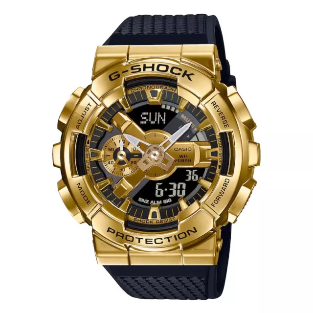 MEN'S CASIO G-SHOCK Analog Digital Gold Black Watch GM110G-1A9. $165.00 ...
