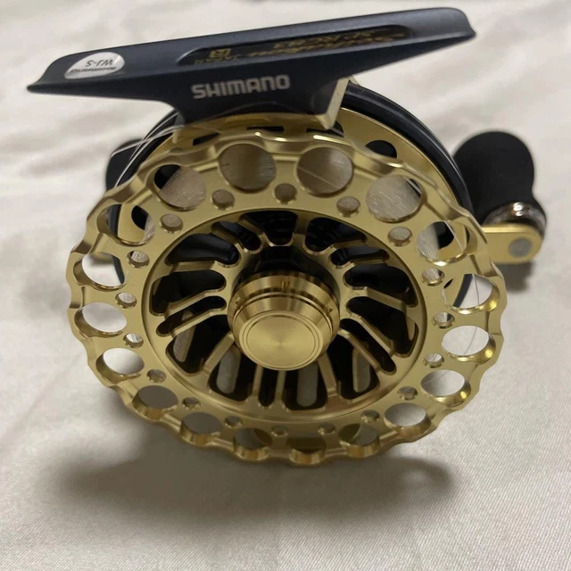 SHIMANO SEIHAKOU RC83 Reel Right-Handed Gold Used, Good