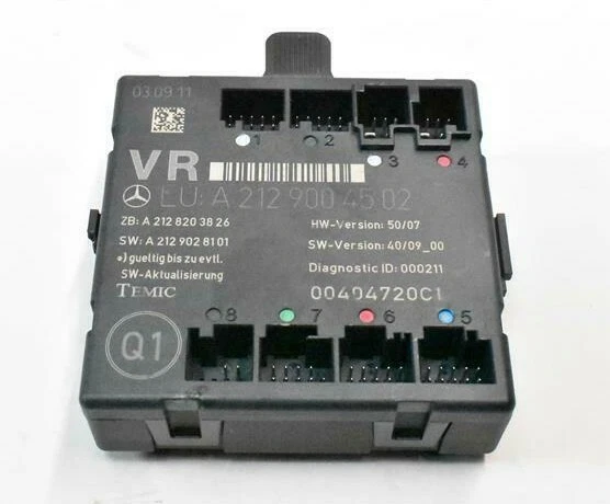 08-15 Mercedes X204 GLK350 C350 Front Right Side Door Control Module Unit