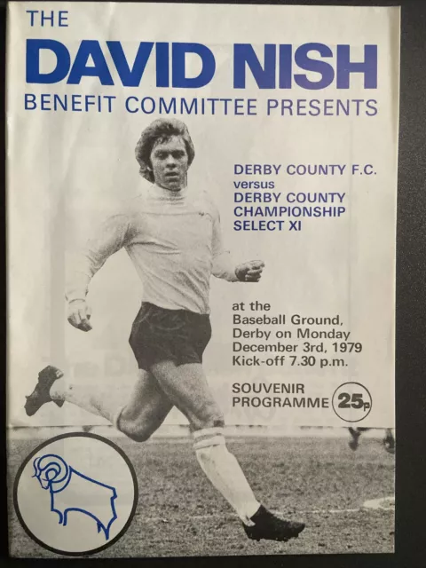 Derby County v Derby County Championship Select XI(David Nish Benefit) 3/12/79