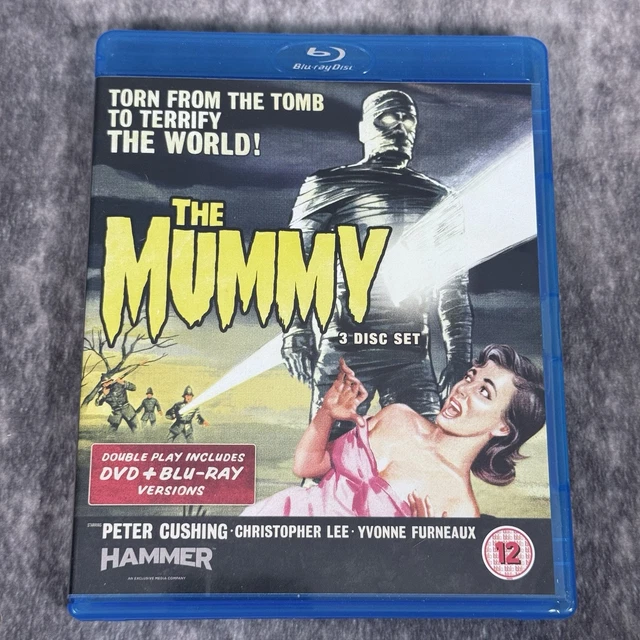THE MUMMY BLU-RAY + DVD - 1959 Cult Hammer Horror Rare OOP 3 Disc Set £ ...