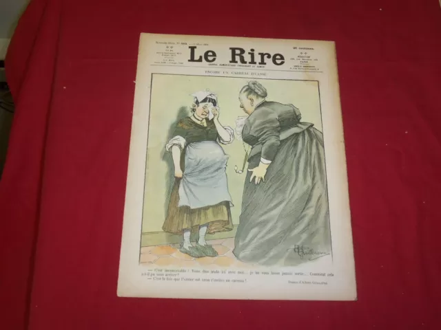 1906 Mar 17 Le Rire Magazine-Nouvelle Serie#163-Encore Un Carreau D'casse-Fr1556