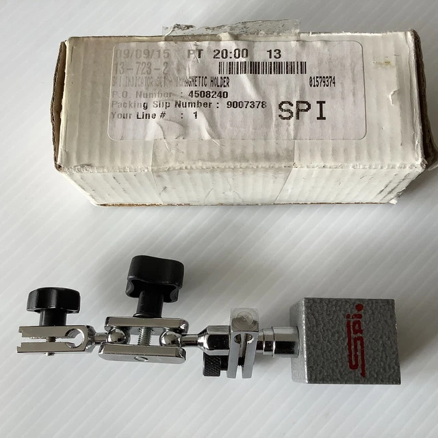 SPI Indicator Magnetic Base Holder Articulating Arm 360* Movement