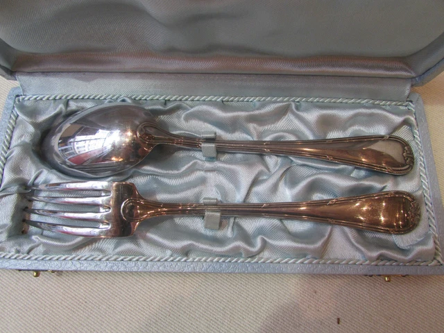 Couverts a salade corne et bakelite