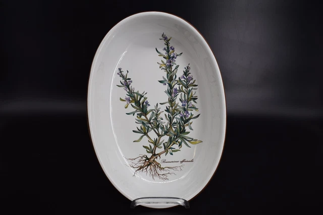 [7128] Villeroy & Boch VuB Botanica Auflaufform Oval Rosmarinus officinalis 28cm