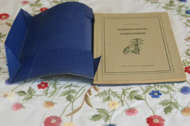 1947 Gemüse Landwirtschaft alt Buch Pflanzen anbau Natur Garten antik Nachlaß er