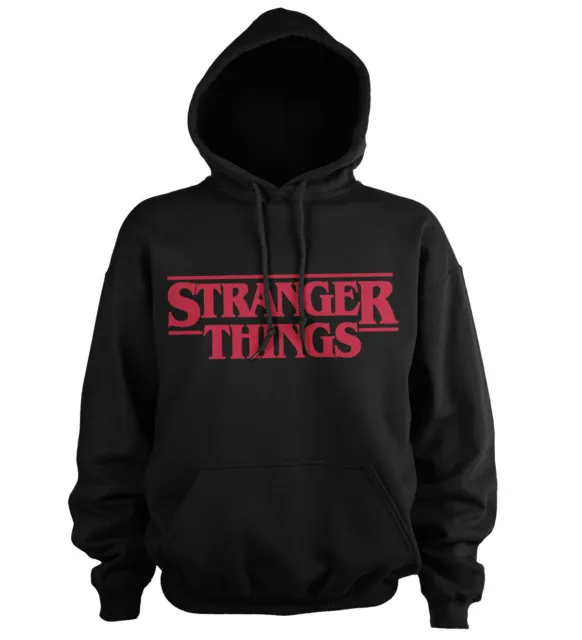 Stranger Things Licenza Ufficiale Felpa con Logo S-XXL Taglie