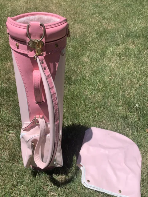 Vintage Argyle Hot Z Golf Bag Leather Golf Bag.