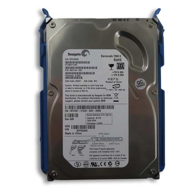 8tb Hard Drive Seagate BarraCuda 1TB 7200 RPM 64MB Cache SATA - Technical View