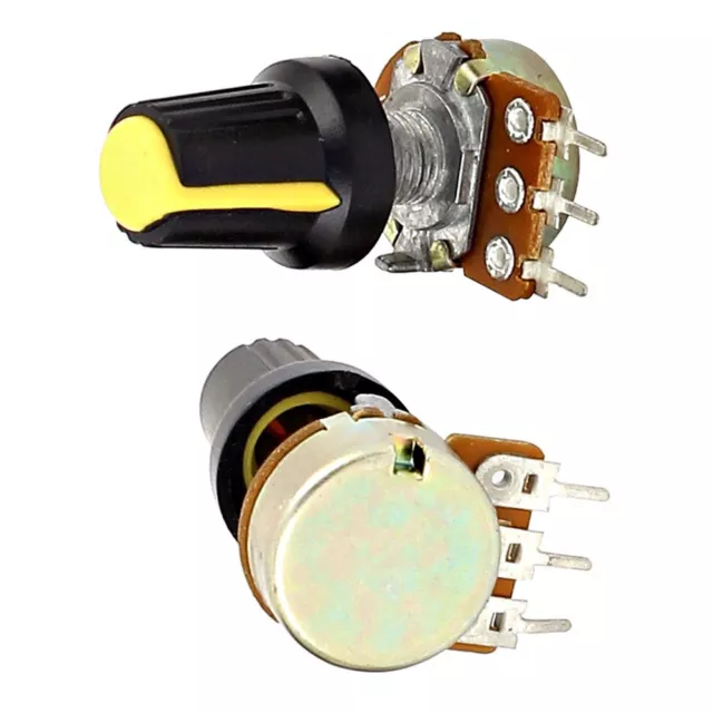 5 pièces potentiomètre conique linéaire 10K OHM 3 bornes audio type B ATF 2