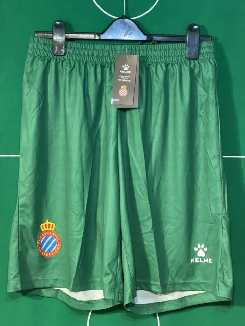 Rcd Espanyol -  Gk Football  Shorts -  Green  (2Xl) - Bnwt
