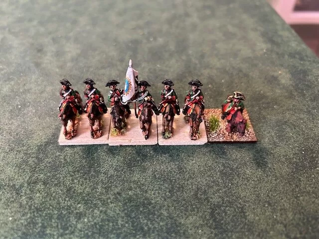 15mm Well Painted Seven Years War Cavalry Lot CX-547