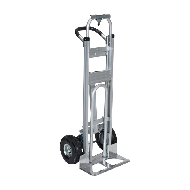 3in1 Convert Hand Truck 20.5x5 Load Cap 500 lb Height 51.5 in Material Aluminum