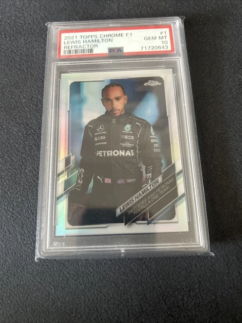 Lewis Hamilton Mercedes 2021 Topps Now F1 Card #8 – 100 Pole Positions Commemorative Card