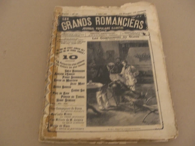 Lot De Journaux Anciens - Les Grands Romanciers Reliés (1909-1925)