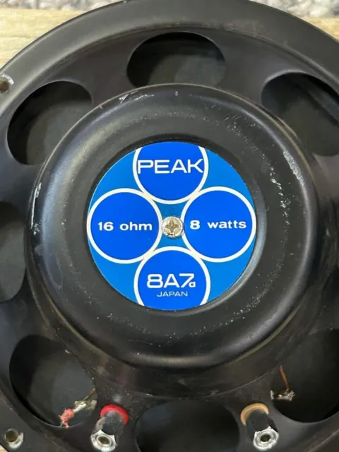 8 x Vintage Peak 8A7a 16 ohm Speakers