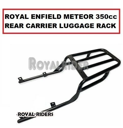 Porte-bagages Arrière Noir Pour Royal Enfield Interceptor 650cc - Neuf
