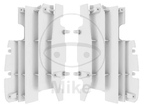 Jeu D'Ailettes De Radiateur Blanc Pour Honda CR125/250R (2000-2002) - Polisport Neuf