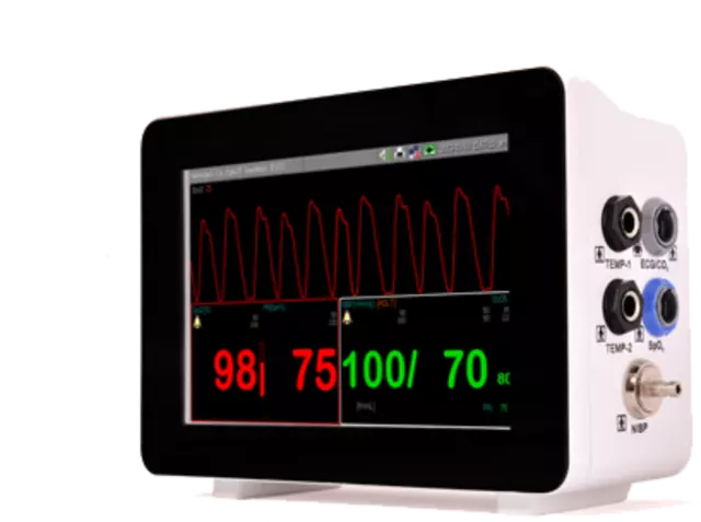 Unicare F3 Multi-Parameter Vital Enseignes Patient Moniteur 17.8cm Spo2 Nibp FDA 3