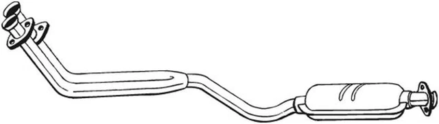 Presilenziatore Bosal 281-299 per Mercedes W201 190 201 023 018 024 028
