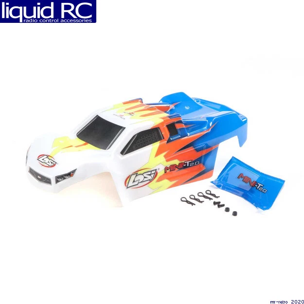 Losi 210014 Body Blue/White: Mini-T 2.0