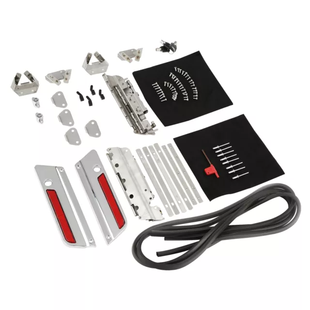 Hard Bag Saddlebag Hardware Latch Hinge Lock Kit For Harley Road King 1993-2013