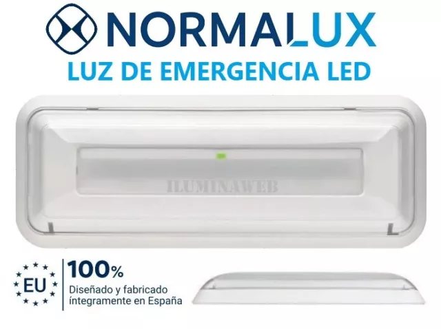 Luz de Emergencia LED 45 Lumenes, NORMALUX DUNNA D-30L,Alumbrado señalizacion