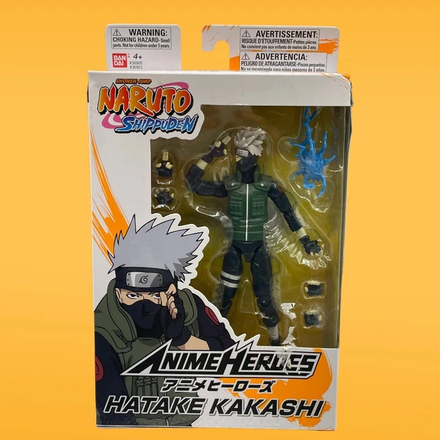 BANDAI ANIME HEROES Naruto Hatake Kakashi Action Figure Toy New 23.99