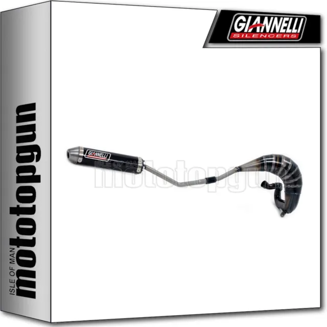 Giannelli Scarico Completo Hom Nocat Enduro 2T Carbonio Aprilia Mx 125 2008 08