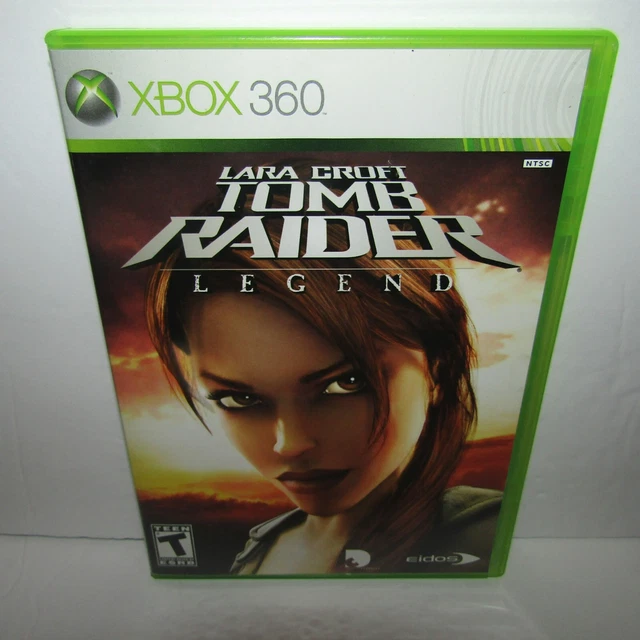 Lara Croft Tomb Raider Legend Microsoft Xbox 360 No Manual Scratched Tested
