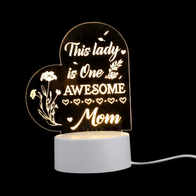 Regalo per la mamma, portachiavi da figlia, figlio, madre