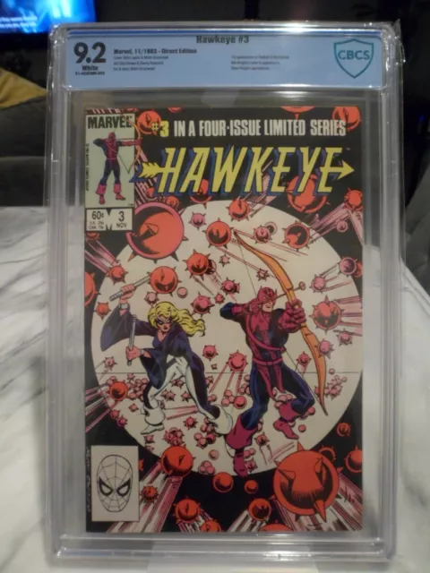 Hawkeye #3 CBCS 9.2 Marvel 1983 First appearance of Oddball & Bombshell Non CGC