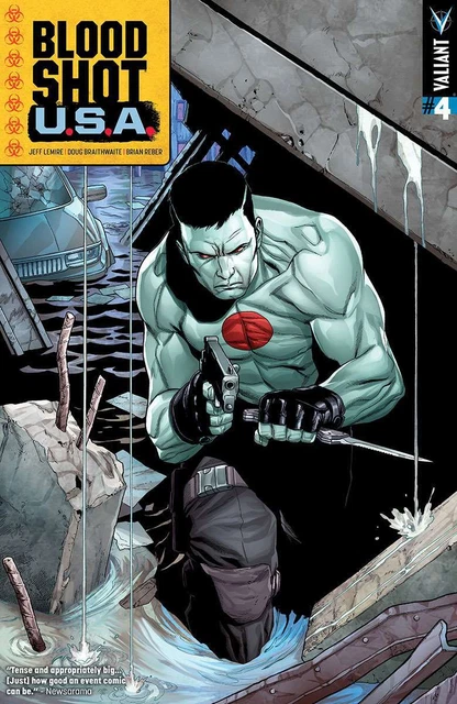 Bloodshot U.S.A. #4B VF/NM; Valiant | Jeff Lemire USA - we combine shipping