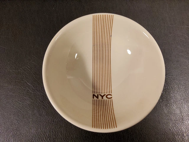 Vintage NYC New York Central Syracuse China Old Ivory Bowl #EH3