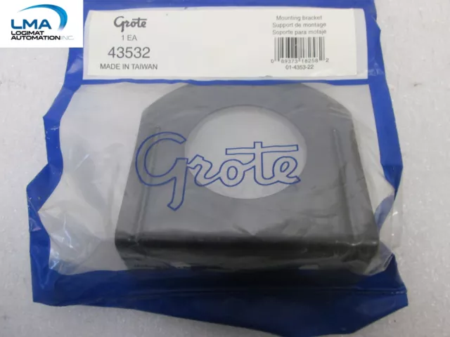4 x GROTE 43532 BLACK MOUNTING LIGHT BRACKET 2" LAMP ***NEW
