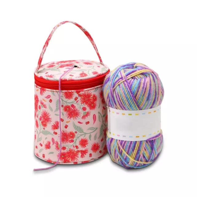 Knitting Bag Tote Holder Case Craft Organizer Container Case Travel Yarn Storage